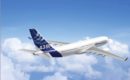 Airbus A350 XWB in the clouds