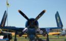 A blue angels Grumman F8F Bearcat