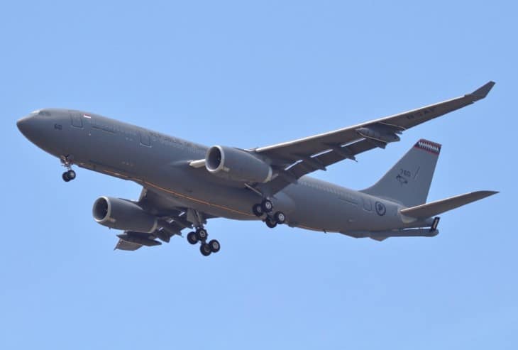 A Republic of Singapore Air Force RSAF Airbus A330 MRTT.