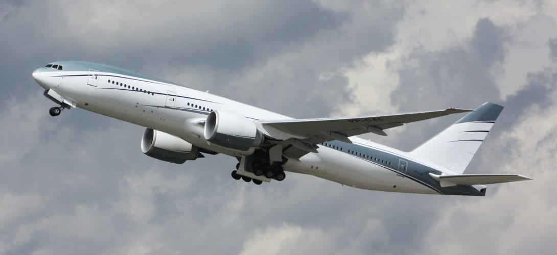 Aviation Link Company Boeing 777 2KQ LR VP CAL VIP Charter.
