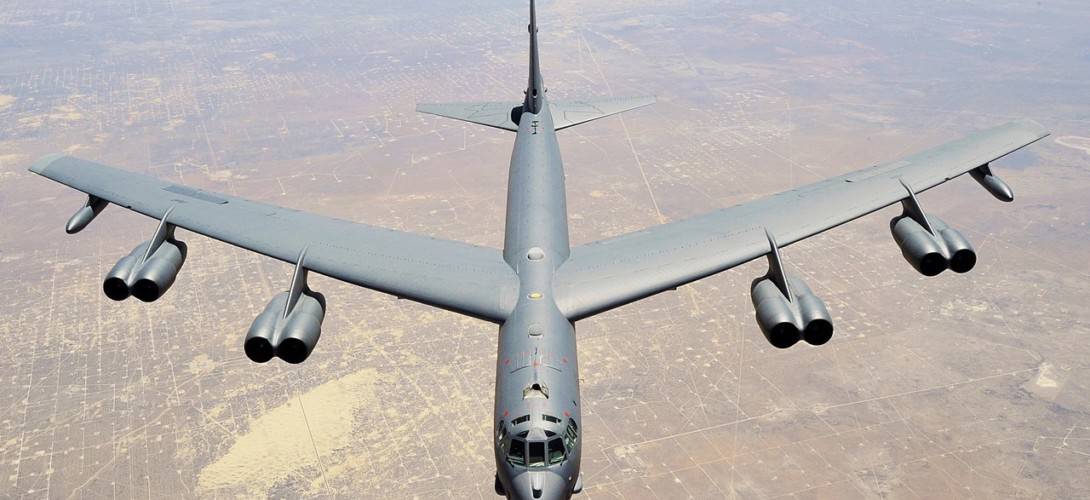 B 52 Stratofortress assigned to the 307th Bomb Wing.