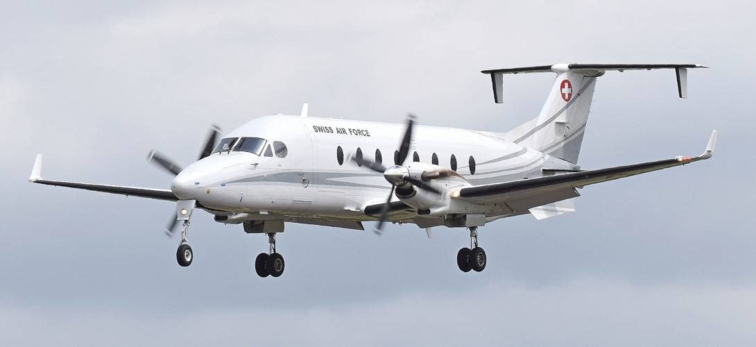 Beechcraft 1900D of the Swiss Air Force.