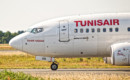 Boeing 737 600 Tunisair closeup