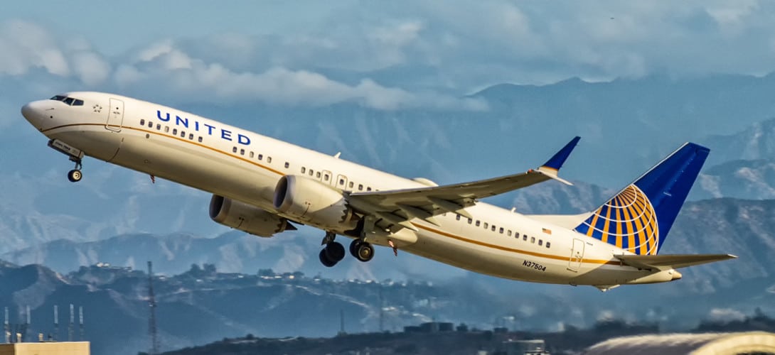 Boeing 737 MAX 9 United Airlines