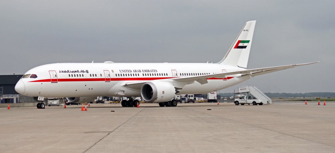 Boeing BBJ 787-9 U.A.E. Presidential Flight Authority (Abu Dhabi)