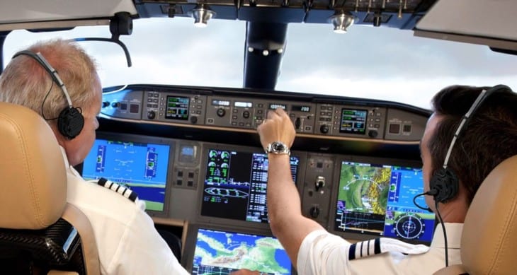Bombardier Global 8000 Cockpit