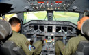 Cockpit of the R-99 airplane of the Brazilian Air Force