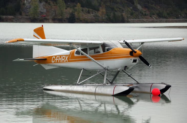 Cessna 185 Skywagon amphibian in Whistler