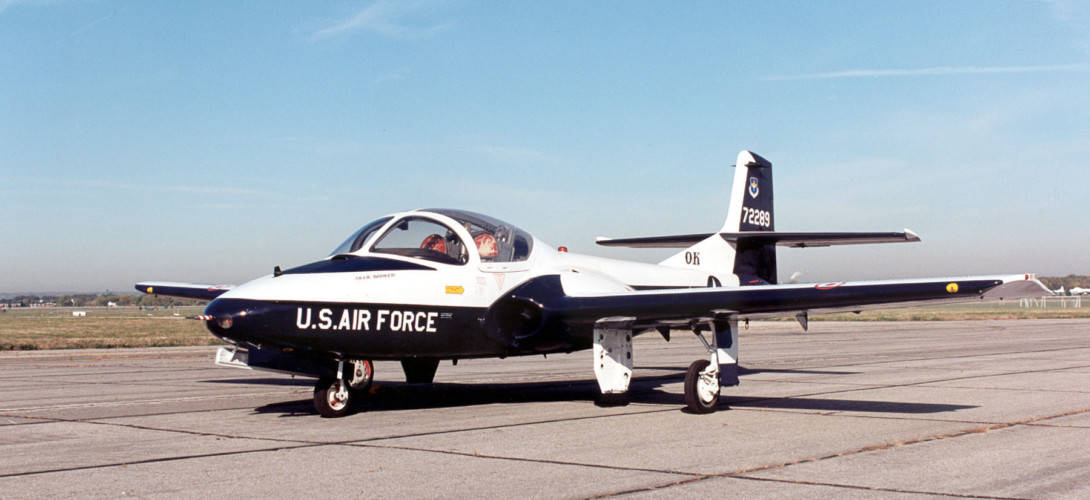 Cessna T 37B Tweety Bird at the National Museum of the United States Air Force