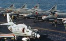 Douglas A 4F Skyhawks aboard USS Hancock