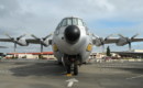 Douglas C 133A Cargomaster front view