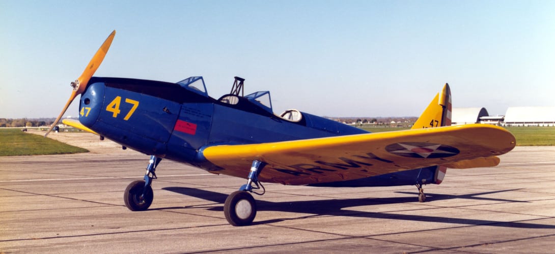 Fairchild PT 19A Cornell at the National Museum of the United States Air Force.