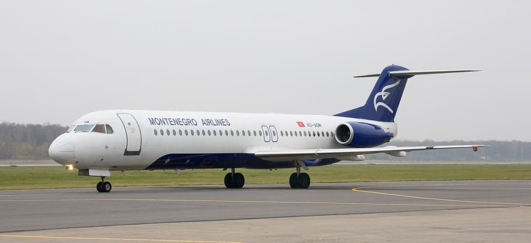 Fokker 100 - Montenegro Airlines