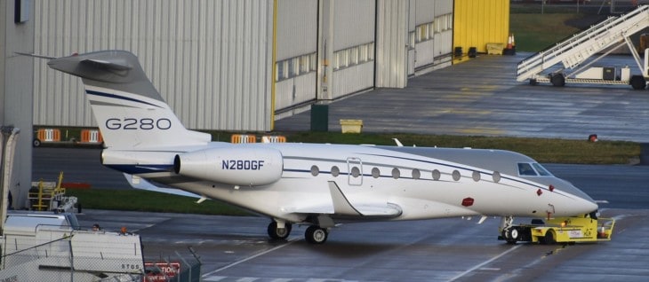 IAI G280 of Gulfstream Aerospace at Birmingham BHX