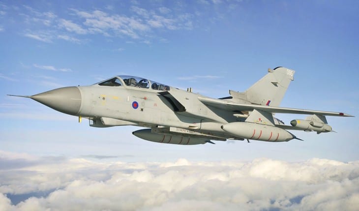 Tornado GR4 training for deployment to Afghanistan.