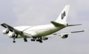 PIA Boeing 747 300 landing at London Heathrow