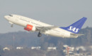 Scandinavian Airlines Boeing 737 600 takeoff