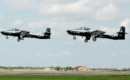 The last Cessna T 37 Tweet Bird being flown out from service. 2009