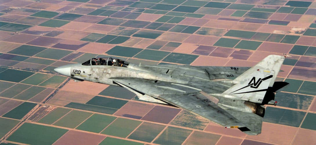 US Navy F 14A Tomcat of Fighter Squadron 124 VF 124.