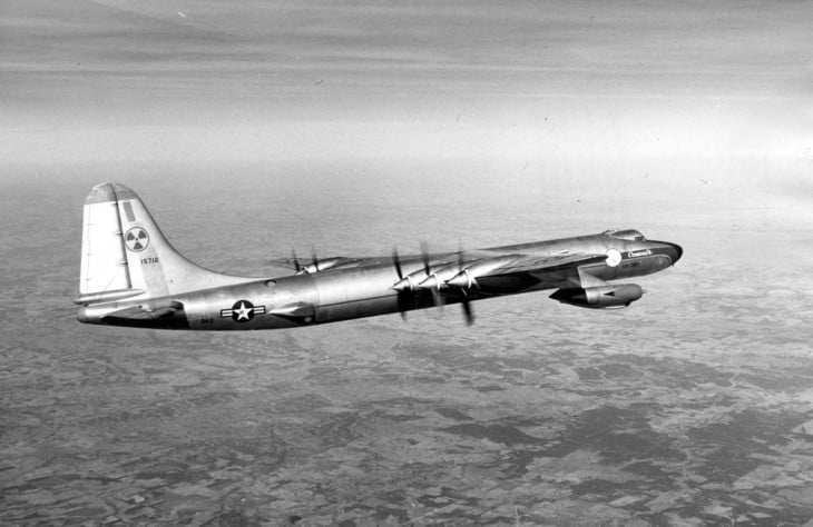 USAF Convair NB 36H in flight.