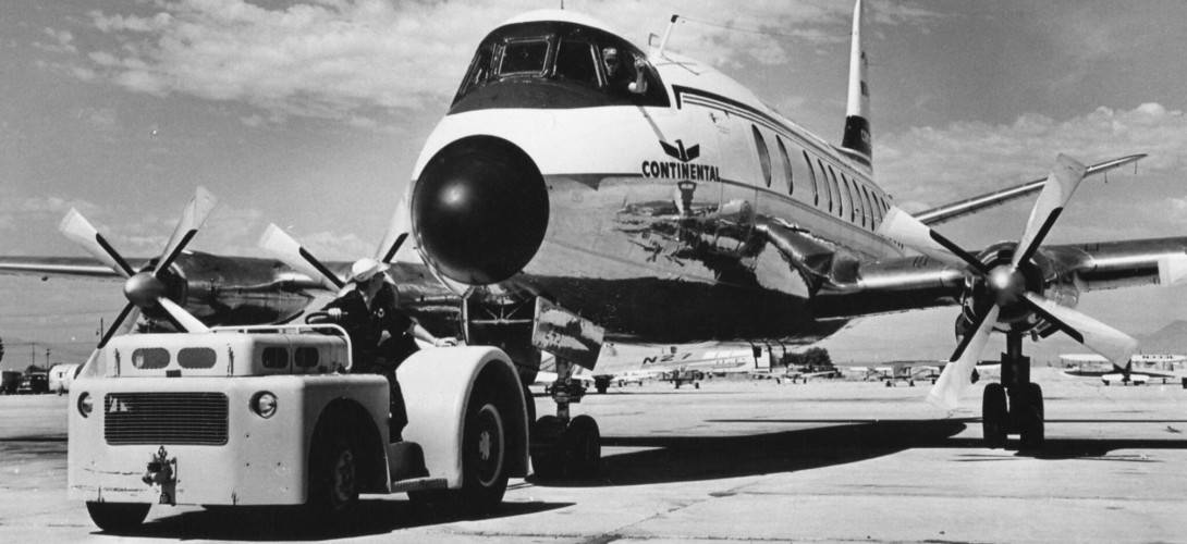 Vickers Viscount of Continential Airlines